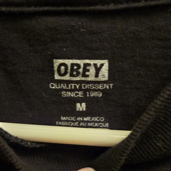 Obey Black Short Sleeve Tee - Picture 3 of 3